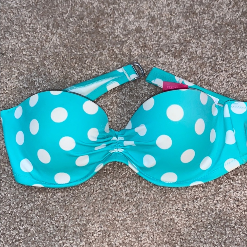 Push up bandeau bathing suit top victoria’s secret
